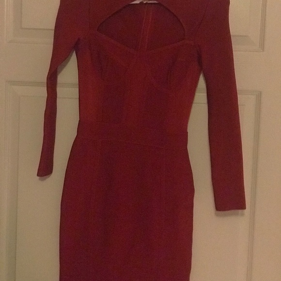 Red BodyCon Dress - Picture 3 of 4